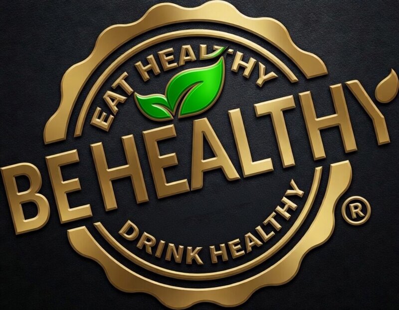 Eat Healthy, Drink Healthy, Be Healthy gold seal