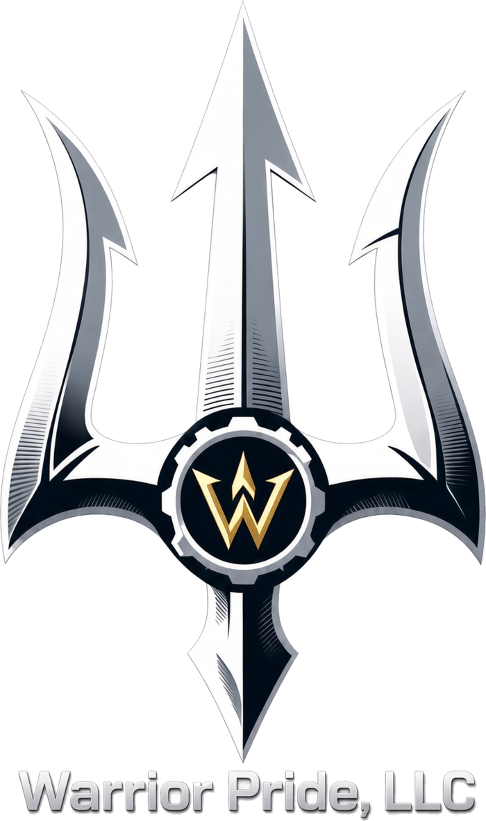 Warrior Pride, LLC trident emblem